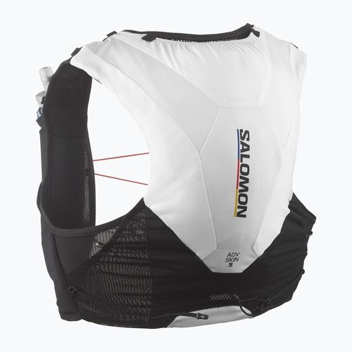 Weste Salomon ADV SKIN 5 Race Flag Set schwarz/weiß