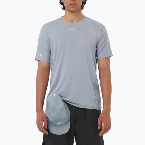 Salomon Sense Aero SS Tee GFX trade winds Herren Laufshirt