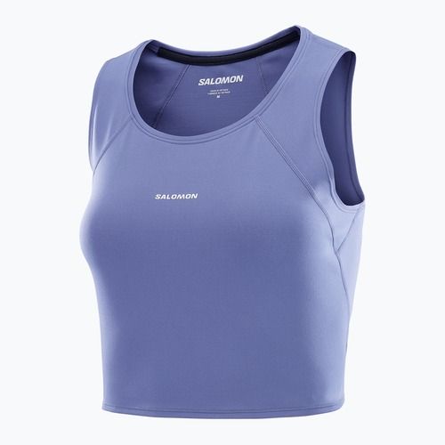 Damen Laufshirt Salomon SHAKEout Bliss Tanklette marlin