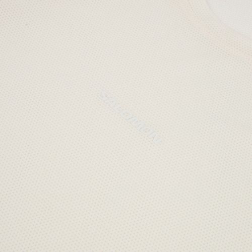 Salomon Shakeout Core whisper white Herren-Lauf-Longsleeve