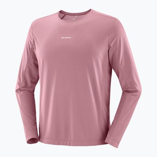 Lauf-Langarmshirt für Herren Salomon Shakeout Core dusky orchid