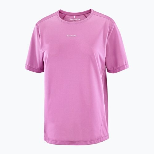 Damen-Laufshirt Salomon Shakeout Core iris orchid
