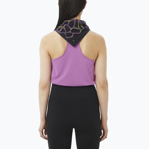 Damen-Laufshirt Salomon Shakeout Core Tank iris orchid