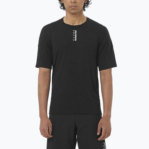 Herren Laufshirt Salomon Ultra Tee deep black