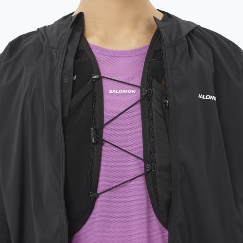 Damen-Laufjacke Salomon Sense Aero Wind black