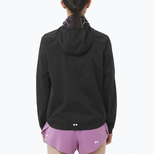 Damen-Laufjacke Salomon Sense Aero Wind black