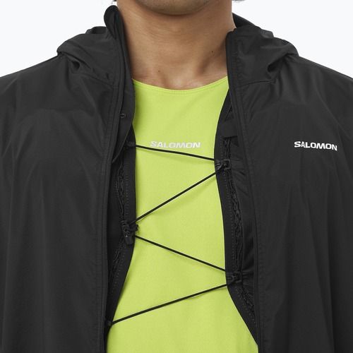 Herren Laufjacke Salomon Sense Aero Wind black