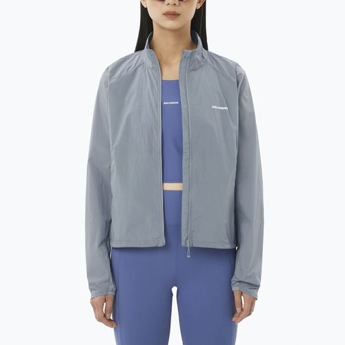 Damen-Laufjacke Salomon Shakeout Fly trade winds