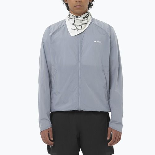 Herren Laufjacke Salomon Shakeout Fly trade winds