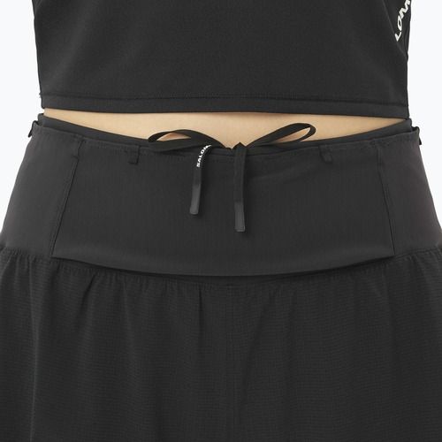 Damen Laufshorts Salomon Sense Aero 2IN1 Trail 4" deep black