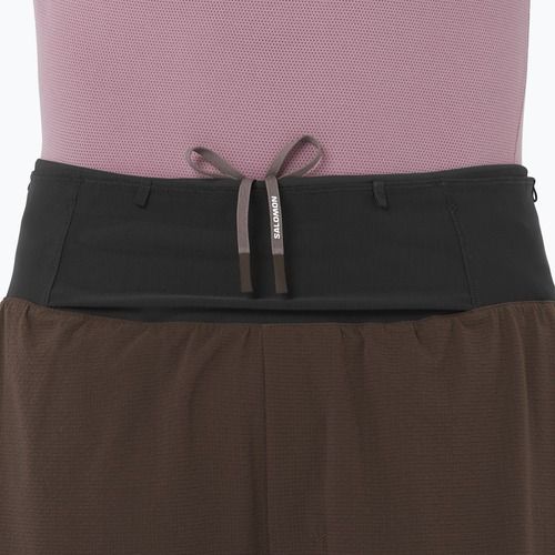 Herren Laufshorts Salomon Sense Aero 2IN1 5 "coffee bean"