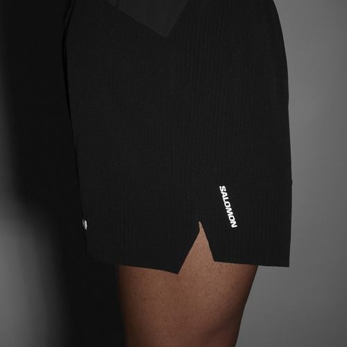 Herren Laufshorts Salomon Sense Aero Stow 5" deep black