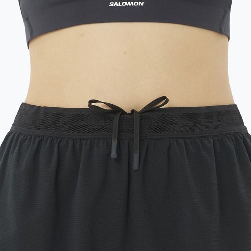 Damen-Laufshorts Salomon Sense SPLT 3" deep black