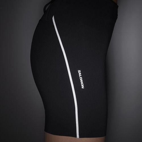 Damen-Laufshorts Salomon Sense Stow 6" deep black