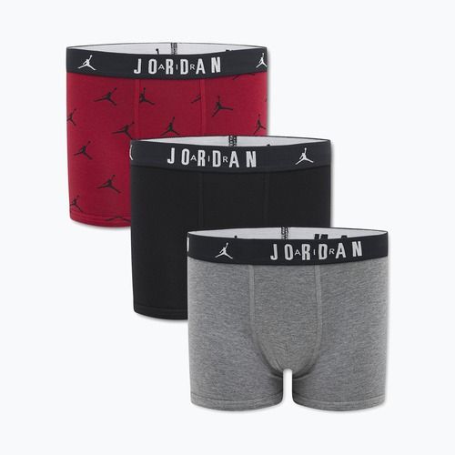 Kinder-Boxershorts Nike Jordan JHB Flight Cotton Essential 3 pairs gym red