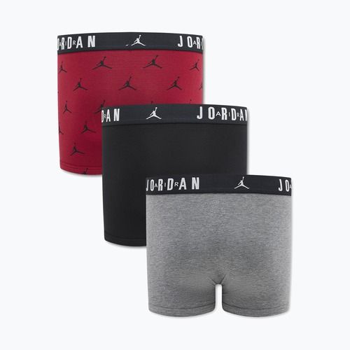 Bokserki dziecięce Nike Jordan JHB Flight Cotton Essential 3 pary gym red