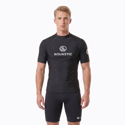 Herren-Shirt AQUASTIC Rimos UV 50+ UPF black