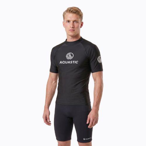 Herren-Shirt AQUASTIC Rimos UV 50+ UPF black