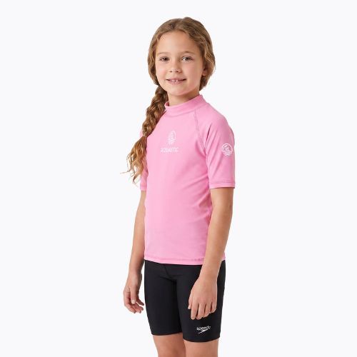 Kinder-Shirt AQUASTIC Rimos UV 50+ UPF pink