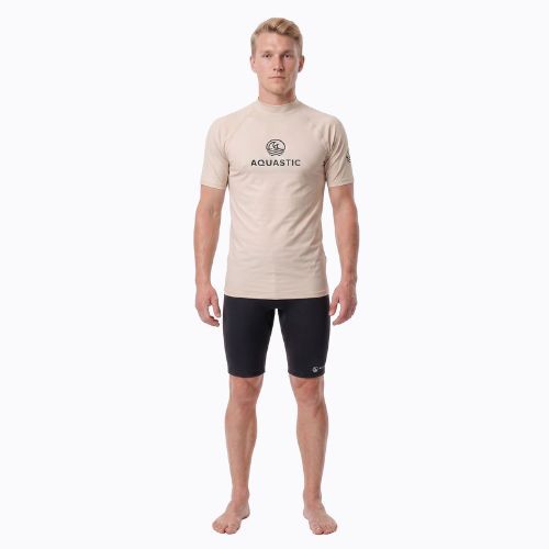 Herren-Shirt AQUASTIC Rimos UV 50+ UPF beige