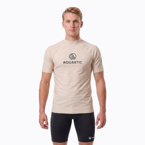 Herren-Shirt AQUASTIC Rimos UV 50+ UPF beige