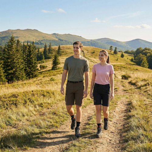 Herren-Shorts KADVA Seto brown