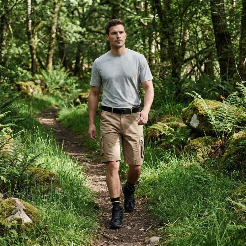 Herren-Shorts KADVA PathGear braun