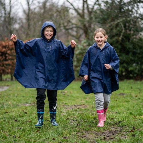 Kinder-Regenponcho KADVA AquaDefend Membran 5000 marineblau