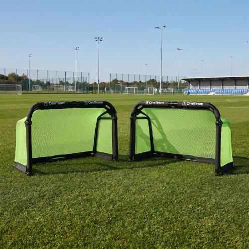 Fußballtor OneTeam Swiftgoal 120 x 70 cm black/green