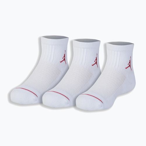 Skarpety dziecięce Nike Air Jordan Jumpman Quarter 3 pary white