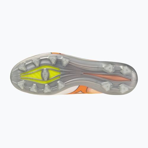 Fußballschuhe Mizuno Alpha III Japan FG white/lava orange/evening primrose