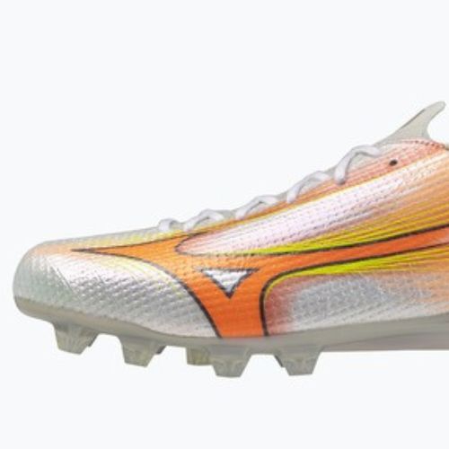 Fußballschuhe Mizuno Alpha III Japan FG white/lava orange/evening primrose