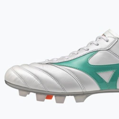 Fußballschuhe Mizuno Morelia II Japan FG white/arcadia/lava orange
