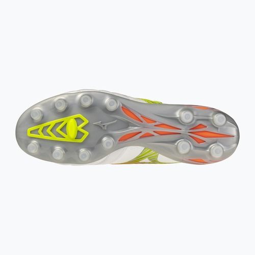 Fußballschuhe Mizuno Morelia Neo V β Japan FG white/lava orange/evening primrose