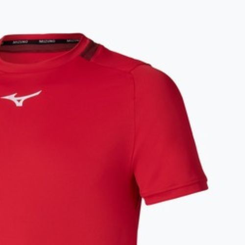Herren-Tennis-T-Shirt Mizuno 62GAA001 Tee fiery red
