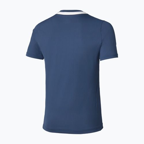 Herren-Tennis-T-Shirt Mizuno 62GAA001 Tee estate blue