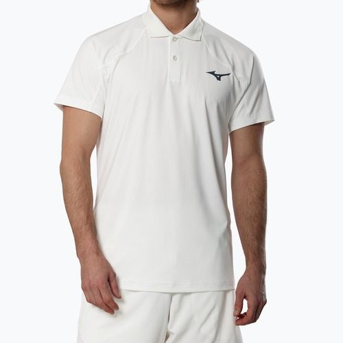 Herren T-Shirt Mizuno Stargazer Shadow Polo white