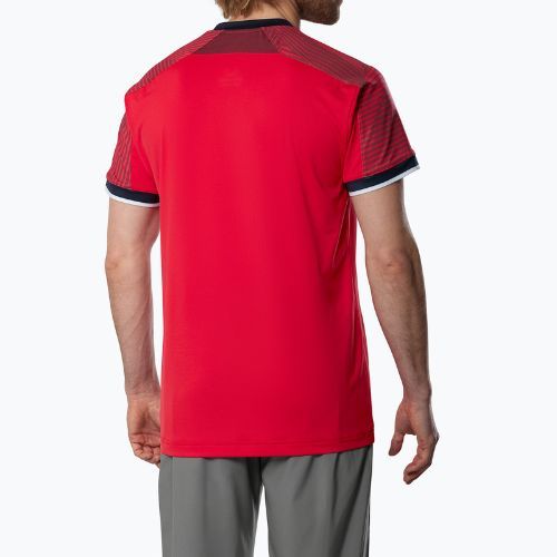 Herren T-Shirt Mizuno Stargazer Shadow Tee fiery red