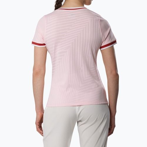 Damen-Tennis-T-Shirt Mizuno Stargazer Tee pinkesque