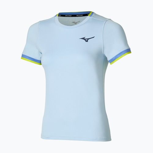 Damen-Tennis-T-Shirt Mizuno Stargazer Tee ice water