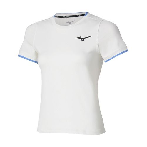 Damen-Tennis-T-Shirt Mizuno Stargazer Tee white