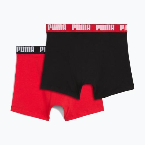 Herren-Boxershorts PUMA Everyday Basic 2 pairs red/black