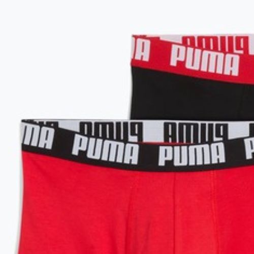 Herren-Boxershorts PUMA Everyday Basic 2 pairs red/black