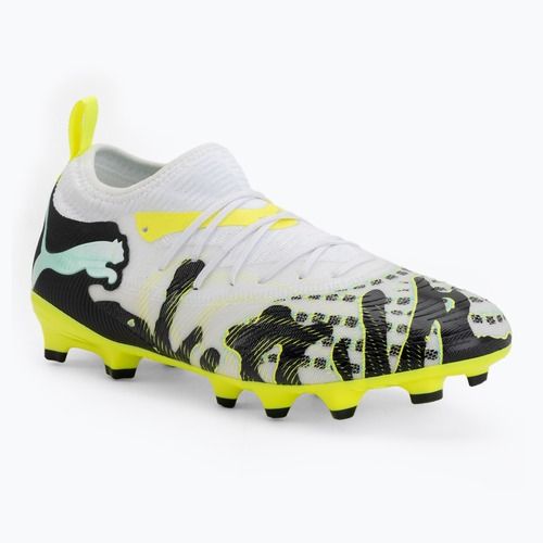 Kinder Fußballschuhe PUMA Future 9 Match Creativity Fg/Ag Jr yellow alert/mint jelly/puma white/puma black