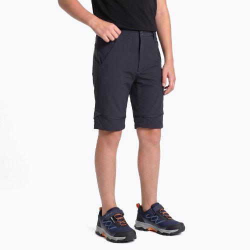 Kinder-Trekkinghose KADVA BaseMove 2in1 mit abnehmbaren Hosenbeinen, marineblau