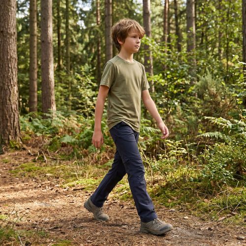 Kinder-Trekkinghose KADVA BaseMove 2in1 detachable leg navy blue