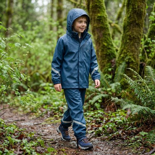 Kinder-Regenjacke KADVA AquaLock JR Membran 5000 Marineblau