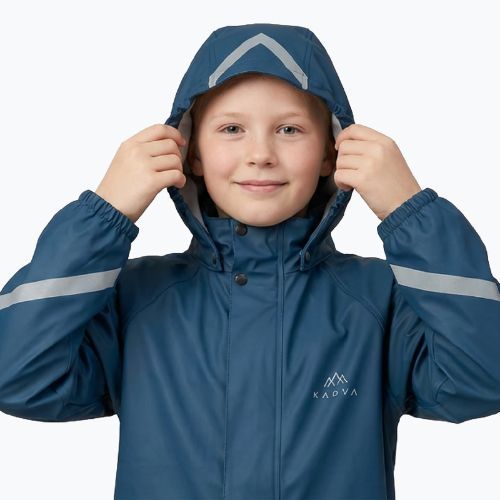 Kinder-Regenjacke KADVA AquaLock JR Membran 5000 Marineblau