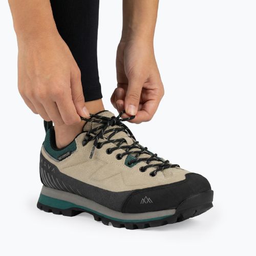 Damen-Trekkingschuhe KADVA NEVRA WP niedrige Leder beige