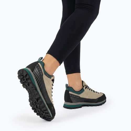 Trekkingschuhe Damen KADVA NEVRA WP Niedrige Leder-Wanderschuhe Beige